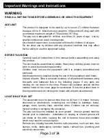 Preview for 4 page of AGame MSC-3782-BM Assembly Instructions & User Manual