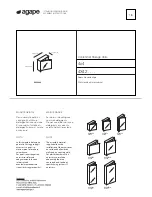 Предварительный просмотр 1 страницы agape A4X4289 Assembly Instructions Manual