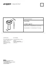 Preview for 1 page of agape ACER1082FZ Series Assembly Instructions