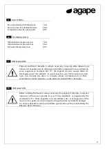 Предварительный просмотр 2 страницы agape ARUB1031S Installation And Maintenance Instructions Manual