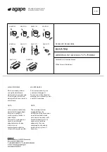 agape BUCATINI ABUC0160 Assembly Instructions preview