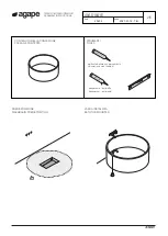 Preview for 2 page of agape Cementoskin IN OUT AVAS1041E Assembly Instructions