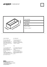 agape Cristalplant CARTESIO AVA0980 Assembly Instructions preview