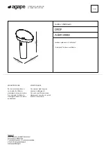 agape Cristalplant DROP ACER1099M Assembly Instructions preview