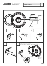 Предварительный просмотр 3 страницы agape Eclissi ASPE038 Assembly Instructions