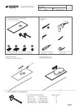 Предварительный просмотр 2 страницы agape ELL AELLN0 Assembly Instructions Manual