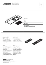 Preview for 1 page of agape ELL Assembly Instructions Manual