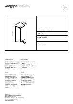 Предварительный просмотр 1 страницы agape MACH2 AMC20927 Assembly Instructions