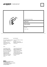 Preview for 1 page of agape MACH2 AMC20936 Assembly Instructions