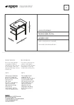 agape Novecento XL ACER1072 Assembly Instructions preview