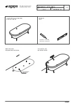 Preview for 2 page of agape OTTOCENTO 10103 Assembly Instructions