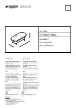 Preview for 1 page of agape OTTOCENTO AVAS0967Z Assembly Instructions