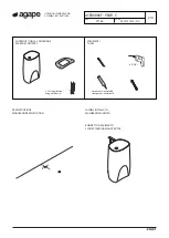 Предварительный просмотр 2 страницы agape PEAR C ACER0896F Assembly Instructions