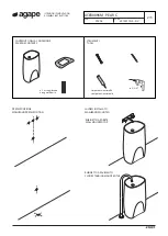 Предварительный просмотр 2 страницы agape PEAR C Assembly Instructions