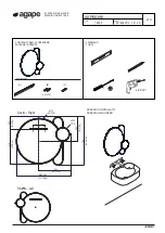 Preview for 2 page of agape Revolving Moon Assembly Instructions