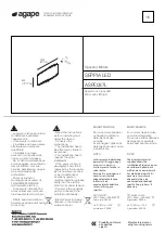 agape SEPPIA ASPE037L Assembly Instructions preview