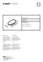 agape SPOON AVAS0901Z Assembly Instructions preview