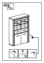 Предварительный просмотр 22 страницы Agata Meble AH-071.10.00.00 Instructions Manual