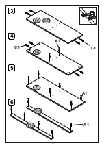 Предварительный просмотр 7 страницы Agata Meble JAGGER 2V2D1S Instructions Manual