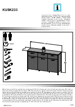 Agata Meble KUSK233 Assembling Instruction предпросмотр