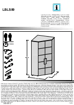 Agata Meble LBLS89 Assembly Instructions Manual предпросмотр