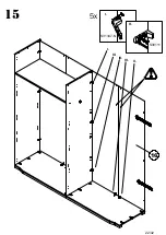 Предварительный просмотр 22 страницы Agata Meble RDNS941B Assembling Instruction