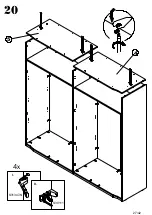 Предварительный просмотр 27 страницы Agata Meble RDNS941B Assembling Instruction