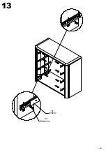 Предварительный просмотр 14 страницы Agata Meble YPK24 Assembling Instruction