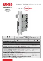 AGB OPERA iControl Assembly Instructions Manual preview