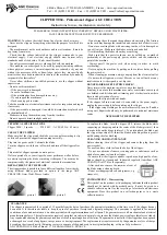 Preview for 2 page of AGC CREATION CLIPPER T004 Instructions For Use, Maintenance And Safety