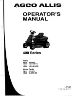 AGCO Allis 1692544 Operator'S Manual предпросмотр