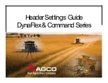 Preview for 1 page of AGCO 3300 Command Settings Manual