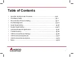 Preview for 3 page of AGCO 3300 Command Settings Manual