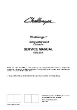 Preview for 1 page of AGCO Challenger Terra Gator 3244 Service Manual