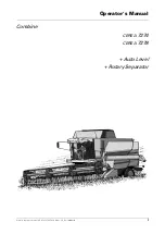 AGCO Combine CEREA 7274 Operator'S Manual предпросмотр