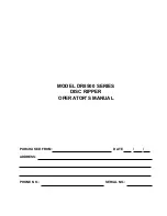 Preview for 3 page of AGCO Glencoe DR8500 Series Operator'S Manual