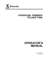 Preview for 1 page of AGCO Glencoe SF4500 Operator'S Manual