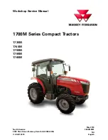 AGCO Massey Ferguson 1700M Series Workshop Service Manual preview