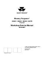 AGCO Massey Ferguson 2604H Workshop Service Manual preview