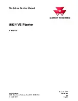 AGCO MASSEY FERGUSON 9924 VE Workshop Service Manual предпросмотр