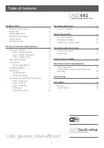 Preview for 2 page of AGD 641-300-021 Product Manual