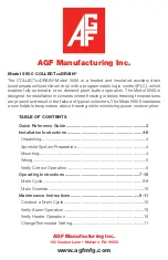 Preview for 2 page of AGF COLLECT anDRAIN 5500 Owner'S Manual