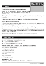 Preview for 3 page of AGF Professional 1500 Installation Instructions Manual