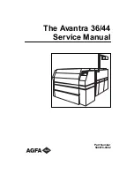 AGFA Avantra 36/44 Service Manual предпросмотр