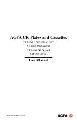 AGFA CR DD1.0 Vet User Manual preview