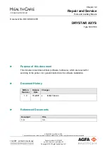 Preview for 107 page of AGFA DRYSTAR AXYS Service Manual