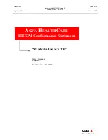 AGFA HE/001132 Conformance Statement preview