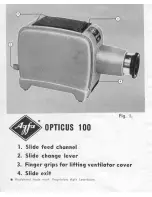 Предварительный просмотр 2 страницы AGFA Opticus 100 Instructions For Using Manual