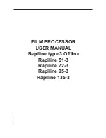 Preview for 5 page of AGFA Rapiline 135-3 User Manual