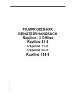 Preview for 21 page of AGFA Rapiline 135-3 User Manual